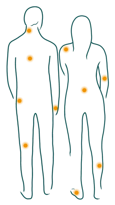 man and woman osteopathy